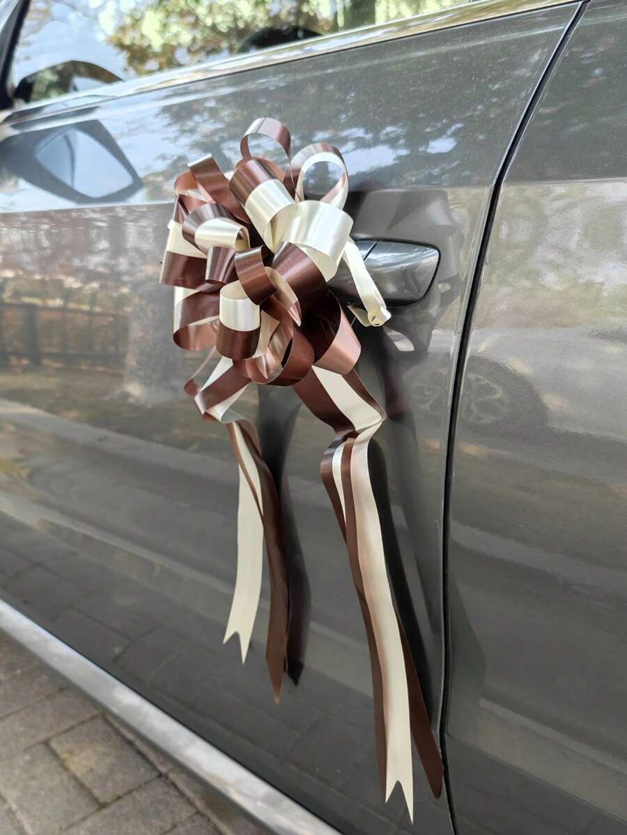 10pcs Wedding Car Bow - Multicolor - View 1