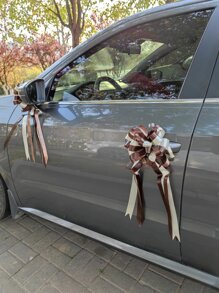 10pcs Wedding Car Bow - Multicolor - View 2
