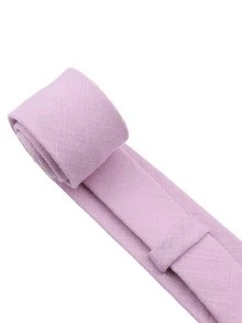 1 Cà Vạt Thời Trang Nam Chắc Chắn, Dành Cho Công Sở - Hồng - Xem 3