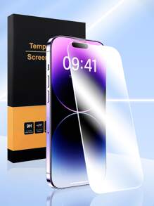 Phim cường lực bảo vệ màn hình chống rơi HD Tương thích với iPhone15/15Plus/15Pro/15Promax - Trong sáng - Xem 1