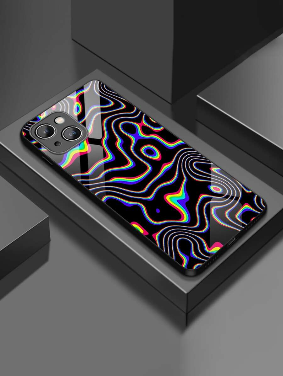 Striped Phone Case,International Version, Not The Domestic Version - Multicolor - View 1