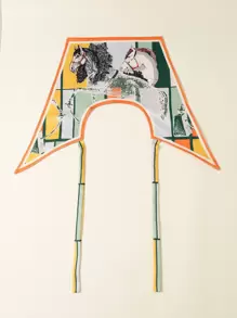 馬印花假領子 - 彩色 - 查看 5