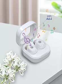 低延迟防噪无线耳机 - 白色 - 查看 1