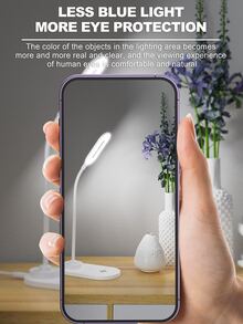 15w Desk Lamp With Wireless Charging Function - White - View 5