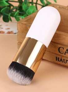 1 Cọ Trang Điểm Bạch Kim Flat Cream Foundation Brush Cho Sản Phẩm Trang Điểm Chuyên Nghiệp - trắng - Xem 5