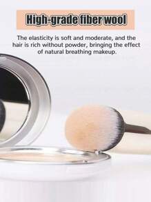 1 Cọ Trang Điểm Bạch Kim Flat Cream Foundation Brush Cho Sản Phẩm Trang Điểm Chuyên Nghiệp - trắng - Xem 7