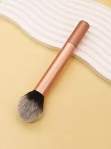 1支多功能长柄散粉刷，可作粉底刷、遮瑕刷、腮红刷、修容刷、古铜粉刷、散粉刷、粉底刷、腮红刷，赠品 - 玫瑰金 - 查看 3