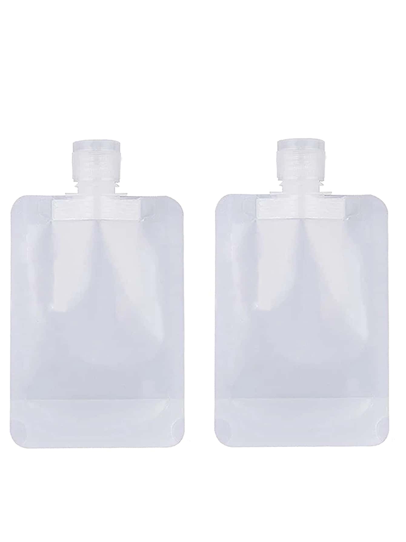 2pcs 100 ML Empty Lotion Subpackage Bottle , Travel Essentials