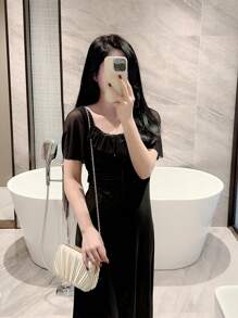 Long lanh lấp lánh, sáng bóng quyến rũ, thanh lịch, tinh tế Túi hộp mini có dây đeo thiết kế xếp nếp cho túi ăn tối dạ hội, túi buổi tối cho cô gái dự tiệc, phụ nữ, dành cho nữ Hoàn hảo cho bữa tiệc, đám cưới, vũ hội, bữa tối/tiệc, cho cocktail Món quà tốt nhất cho phụ nữ - Vàng - Xem 5