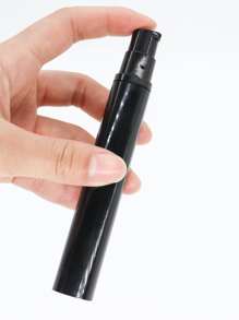 1pc 15ml Full Black Pp Vacuum Lotion Bottle 0.5oz With Lotion Pump - Black - View 3