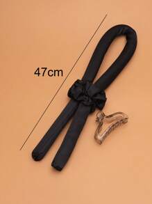 Set de rodillos para el cabello de 3 piezas,herramientas para el cabello - Negro - Ver 4