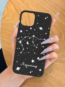 Vỏ điện thoại họa tiết ngôi sao - Đen và trắng - Xem 2