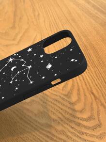 Vỏ điện thoại họa tiết ngôi sao - Đen và trắng - Xem 6