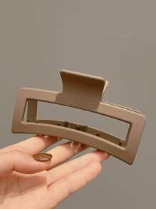 4pcs Daily Minimalist Model Solid Color Hair Claws Casual - Multicolor - View 2