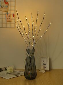 1 chiếc đèn trang trí cây sáng tạo, đèn lãng mạn để trang trí nhà cửa - Màu vàng - Xem 2