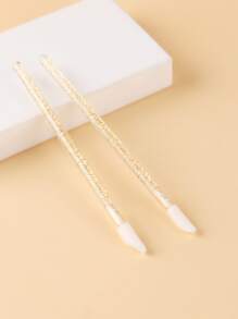 FULL BEAUTY 50入組金色棍棒適用於指甲片表皮推和去除器套裝適用於美甲和修腳一次性套裝有用和沙龍-不會輕易折斷 - 黃色 - 查看 3