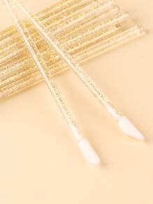 FULL BEAUTY 50入組金色棍棒適用於指甲片表皮推和去除器套裝適用於美甲和修腳一次性套裝有用和沙龍-不會輕易折斷 - 黃色 - 查看 4