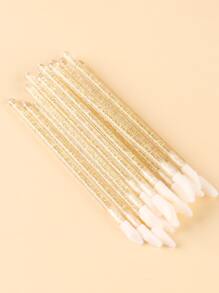 FULL BEAUTY 50入組金色棍棒適用於指甲片表皮推和去除器套裝適用於美甲和修腳一次性套裝有用和沙龍-不會輕易折斷 - 黃色 - 查看 11