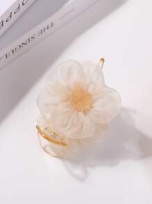 女孩花朵裝飾髮爪