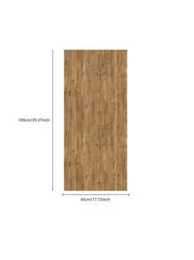 1roll Wooden Pattern Wall Paper, Modern PVC Wall Adhesive Roll For Home Decor - Multicolor - View 3