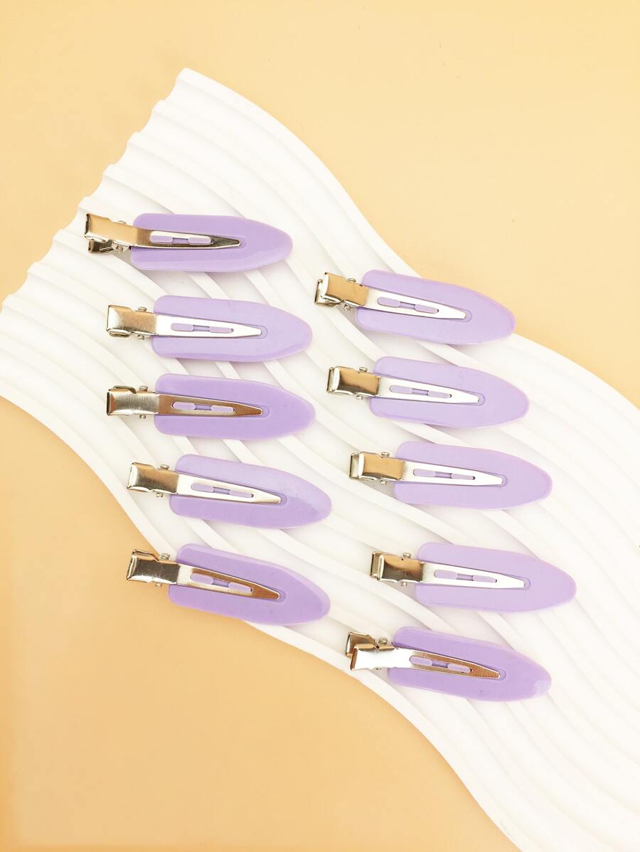 10pcs/Pack Shiny Glitter Hair Clips, Seamless Bangs Clip, Skateboard Claw Hair Clip For Girls,Hair Tools,Hair Products And Accessories For Barber Salon Beauty Travel Essentials,Back To School,Travel Holiday Essentials,Hair Accessories For Women,Slick Back Brush,Barber Accessories,Hair Dryer,Hair,Barber,Hair Tools,Hair Products,Hair Accessories,Edge Brush,Barber Accessories,Travel,Hair Dryer,Hair Stuff,Hair Spray,Hair Accessories,Curly Hair Products,Hairdressing Equipment,Accessories,Hair Cutting Scissors,Christmas,Barbershop,Barber Accessories, Hair Accessories, Hairdressing,Hair Dryer,Hair, Accessories, Hair Products, Hair Tools, Hair Stuff, Hair Care, Curly Hair Brush, Barber, Barber Accessories, Hairdressing Equipment,Travel Essentials,Travel Essential,Hairstyle,Hairdressing,Hair,Travel,Hair Products,Hair Tools,Hair Stuff,Barber,Barber Accessories,Barbershop,Hairdressing Equipment - Purple - View 1