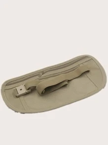 Minimalist Bum Bag Slim For Running - Khaki - View 3