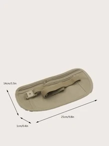 Minimalist Bum Bag Slim For Running - Khaki - View 4