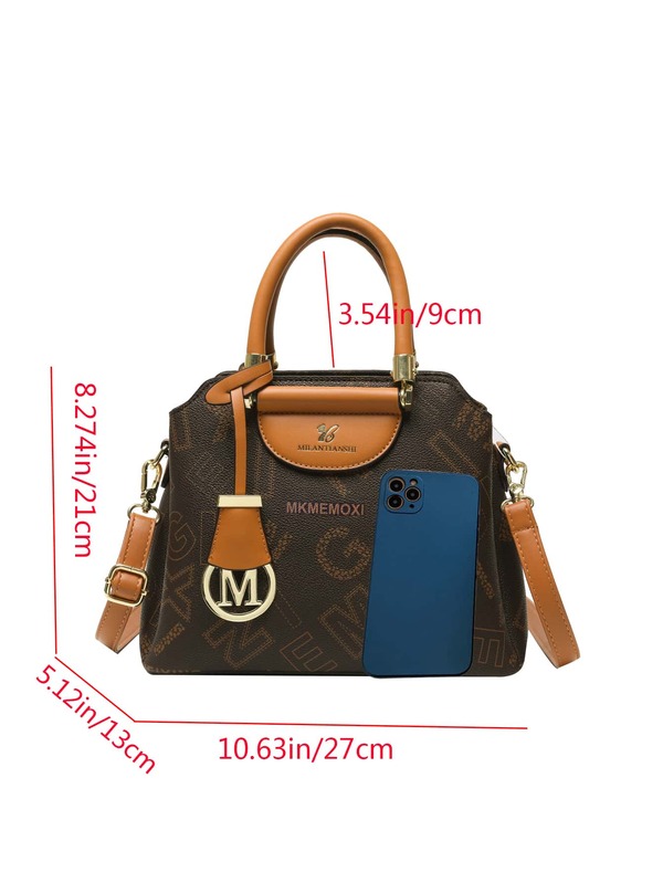 Letter Graphic Satchel Bag SHEIN USA