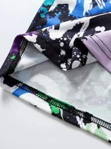 Boys Gamepad & Letter Graphic PJ Set - Multicolor - View 5