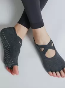 Sports Outdoor 1pair Athletic Yoga Socks