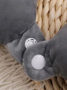 1入組素色旅行枕現代滌綸旅行枕 - 灰色 - 查看 7