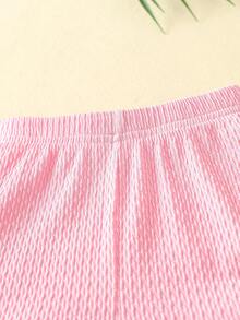 小女童3入組素色騎行褲