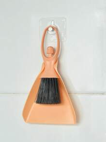 1pc Random Color Hamster Cleaning Brush & 1pc Dustpan For Small Animal For Cleaning - Multicolor - View 3