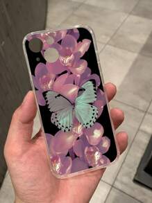 Vỏ điện thoại in hình bướm - Nhiều màu - Xem 2