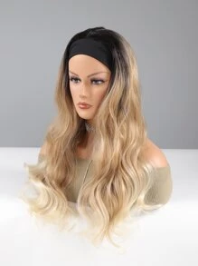 Long Body Wave Synthetic Wig With Headband - Multicolor - View 5