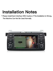 1pc Điều hướng ô tô 7 inch Tương thích với BMW E39 - màu đen - Xem 4