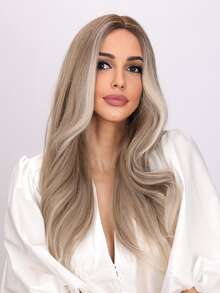 Long Body Wave Synthetic Wig - Ombre - View 3