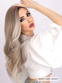Long Body Wave Synthetic Wig - Ombre - View 6