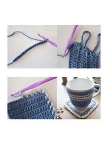 12 Gói móc nhựa đầy màu sắc, móc móc may bằng nhựa ABS - Nhiều màu - Xem 5