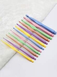 12 Gói móc nhựa đầy màu sắc, móc móc may bằng nhựa ABS - Nhiều màu - Xem 7