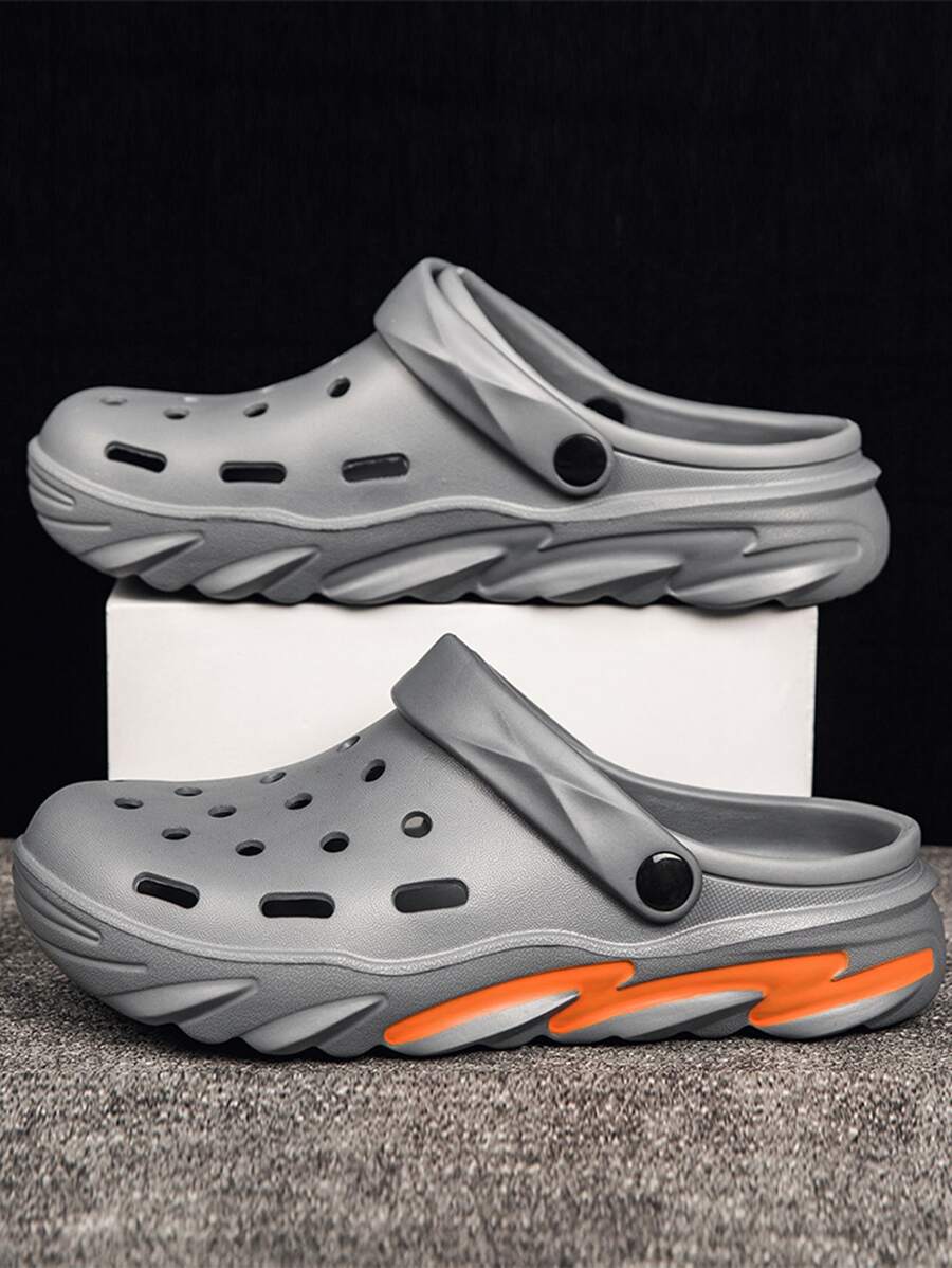 Dép nam 2025 Thời trang mới Dép xỏ ngón chất liệu EVA nhẹ mùa hè cho nam, Thích hợp cho trong nhà/ngoài trời, lái xe, bãi biển, tắm vòi sen, Thiết kế rỗng thoáng khí