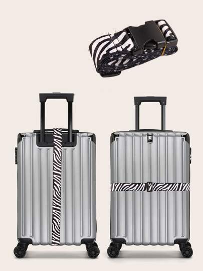 1 st resebagagerem justerbar lösenordslås packbälte bagage säkert lås stöldskyddande bagagerem buntningsbälte packning för studentbagage bälte bagageförpackningsrem bagagerep med spänne för resor flyg affärsresa för resväska bagageväska ryggsäck duffelväska väska för skolan skoltillbehör skolsaker