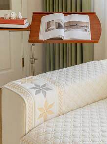 1 Hình Học Thêu Sofa Khăn Hiện Đại Polyester Mềm Mại Co Giãn Bọc Sofa Cho Gia Đình, Tất Cả Các Mùa - Màu be - Xem 6