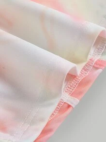 SHEIN MOD Tie Dye Ruched Cami Top - Multicolor - View 4