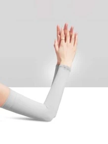 1 cặp tay áo thời trang cho nữ chắc chắn cho cuộc sống hàng ngày - Xám - Xem 3