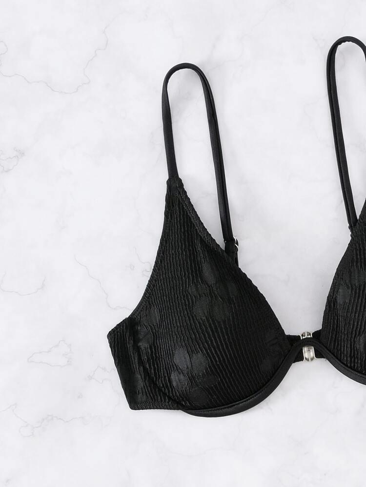 Summer Beach Solid Underwire Bikini Top