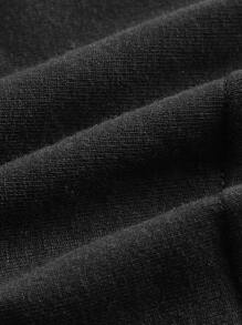 SHEIN MOD Top ras-du-cou à ruchés dos-nu à nœud