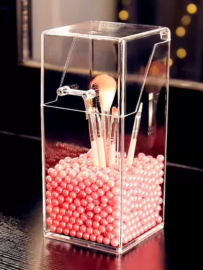 1入組塑膠化妝品收納極簡容器適用於化妝品