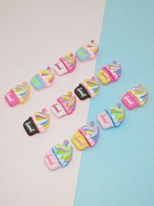 12pcs Cupcake DIY Hair Accessory Hair Clips Claw Clips Hair Slide Hair Barrettes