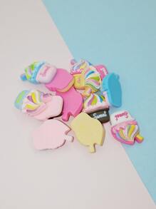 12pcs Cupcake DIY Hair Accessory Hair Clips Claw Clips Hair Slide Hair Barrettes